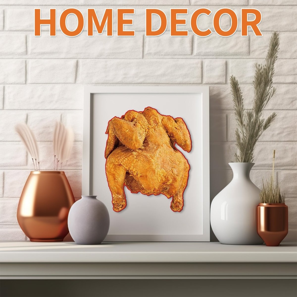 Fried Chicken Wooden Jigsaw Puzzle - KAAYEE Puzzle