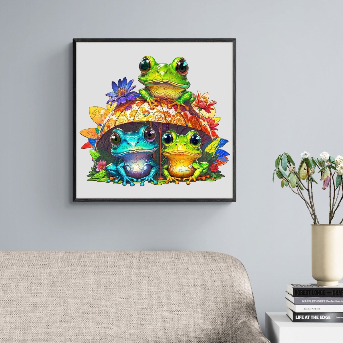 Frog Brothers Wooden Jigsaw Puzzle - KAAYEE Puzzle