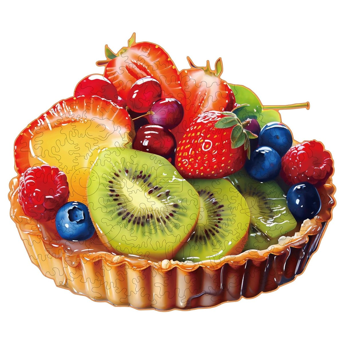 Fruit Pie Wooden Jigsaw Puzzle - KAAYEE Puzzle