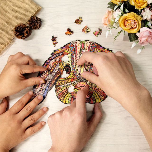 FUNNY RABBIT Wooden Jigsaw Puzzle - KAAYEE Puzzle