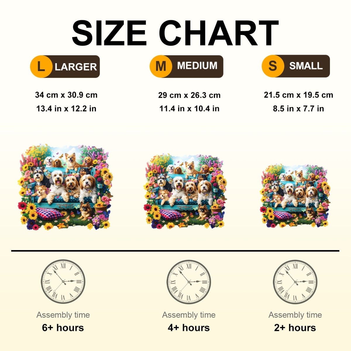 Garden Puppy Wooden Jigsaw Puzzle - KAAYEE Puzzle