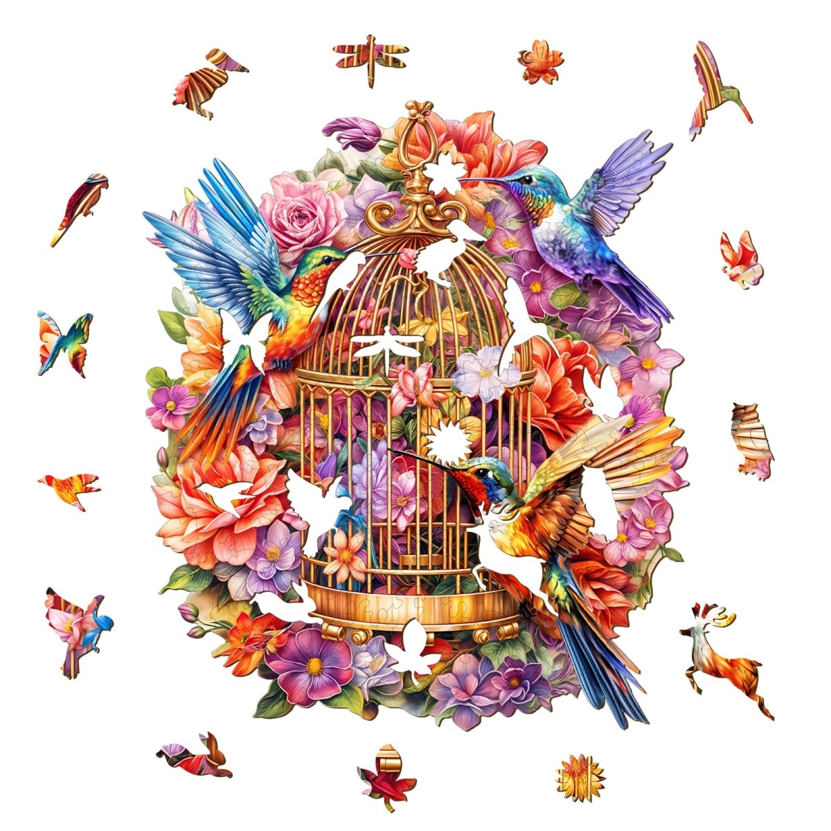 Garden Symphony Wooden Jigsaw Puzzle - KAAYEE Puzzle