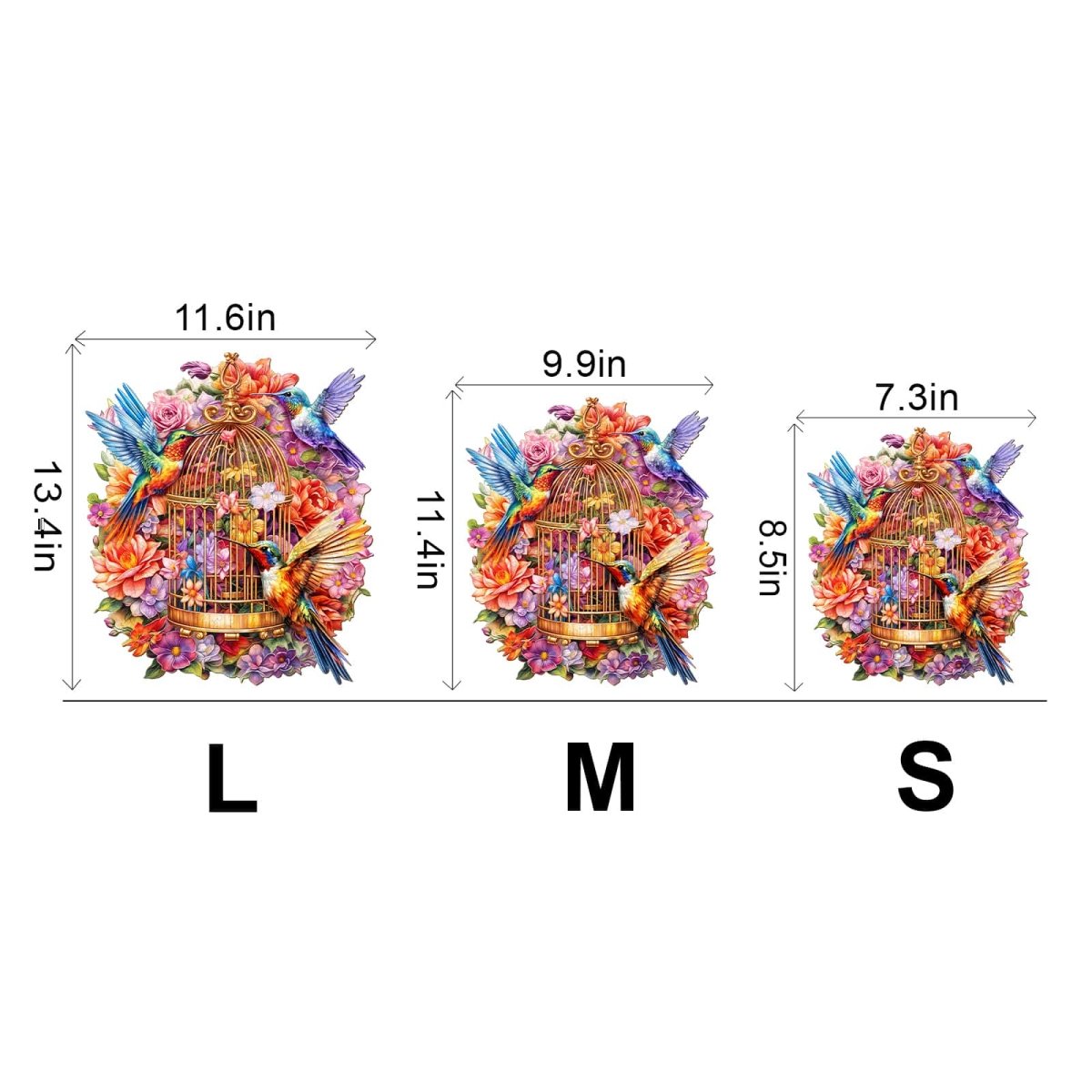 Garden Symphony Wooden Jigsaw Puzzle - KAAYEE Puzzle