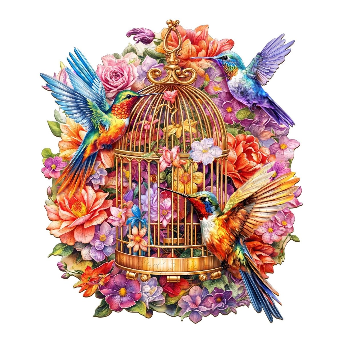 Garden Symphony Wooden Jigsaw Puzzle - KAAYEE Puzzle