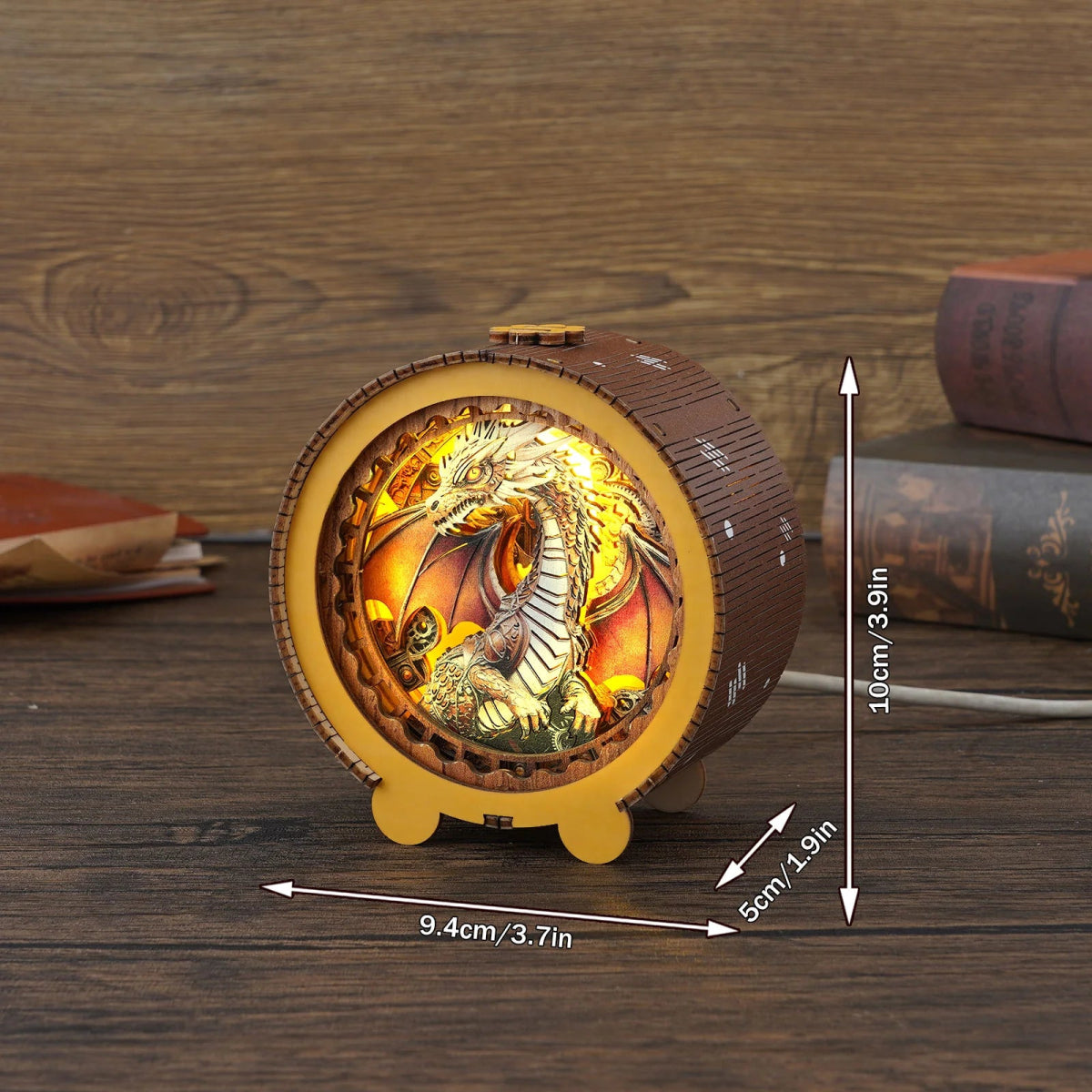 Gear Dragon Night Light - KAAYEE Puzzle