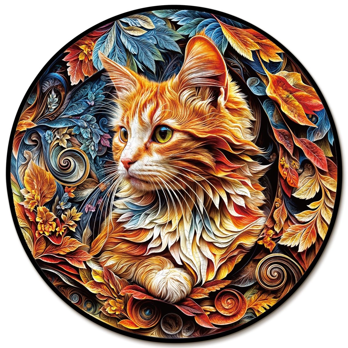 Gentle Kitten Wooden Jigsaw Puzzle - KAAYEE Puzzle