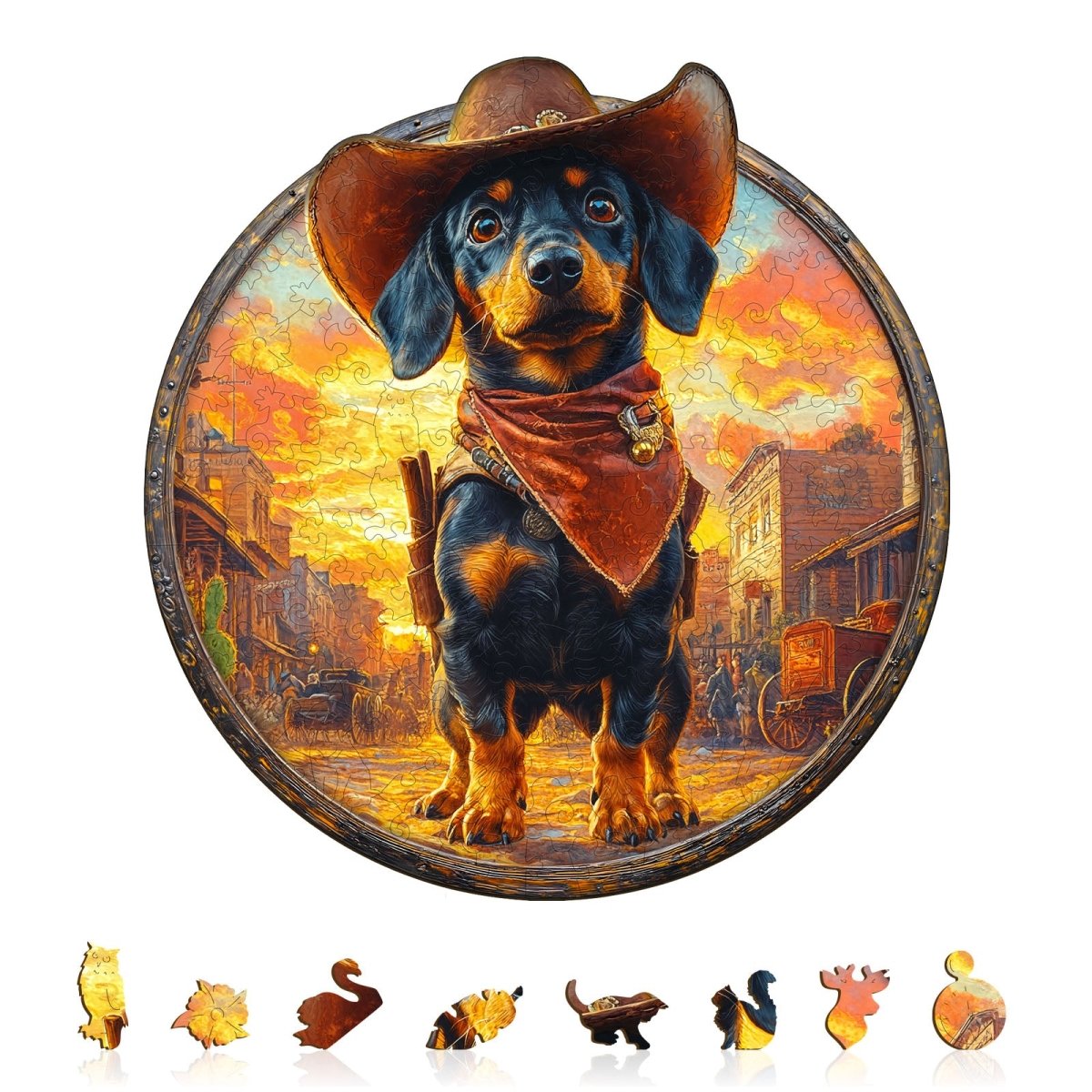 Guardian of the Town Wooden Jigsaw Puzzle - KAAYEE Puzzle