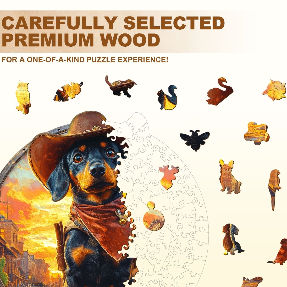 Guardian of the Town Wooden Jigsaw Puzzle - KAAYEE Puzzle