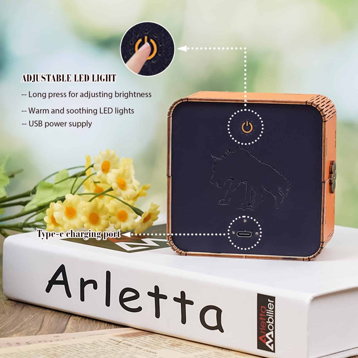 Halloween Wolf Night Light - KAAYEE Puzzle