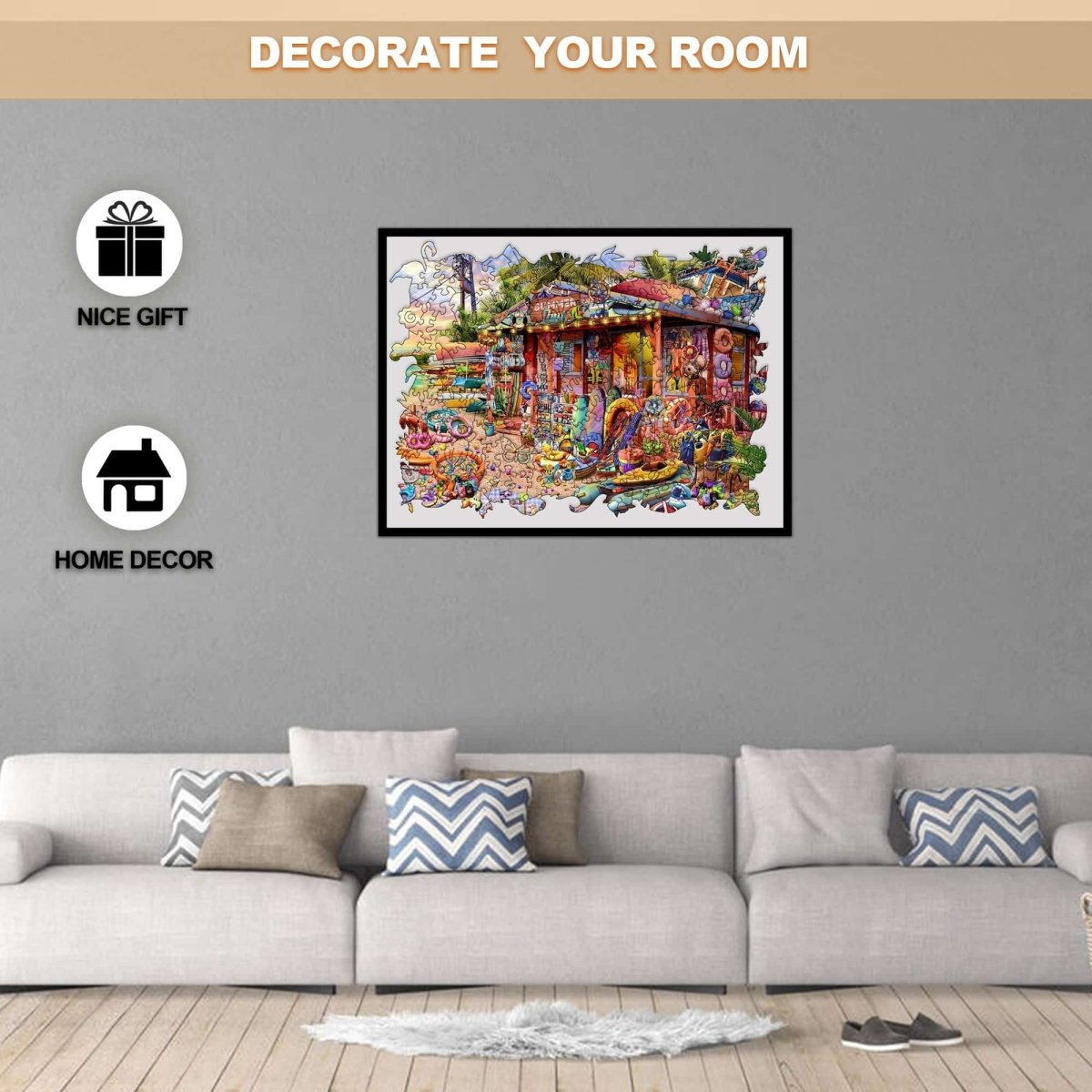 Happy Summer Time Wooden Jigsaw Puzzle - KAAYEE Puzzle