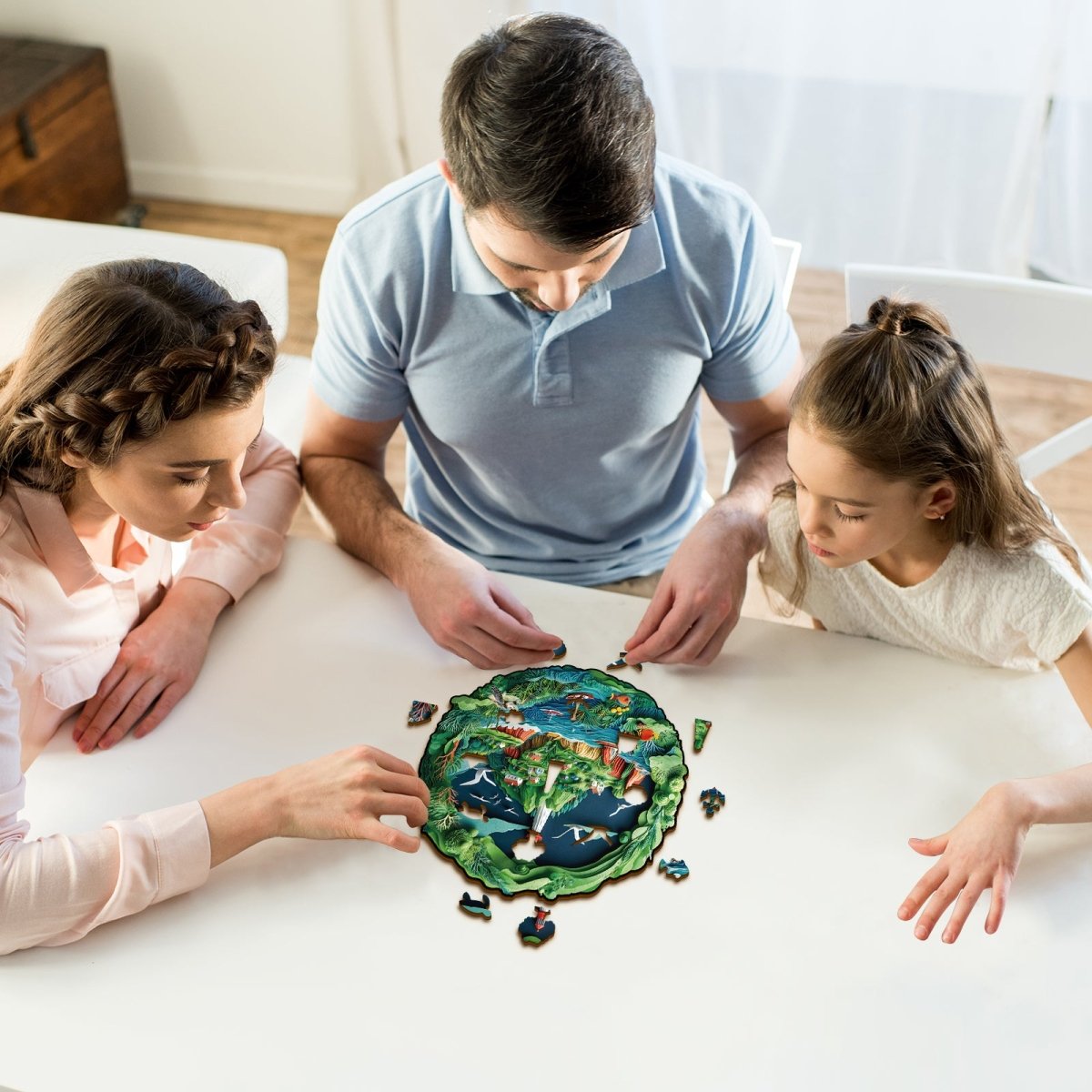 Harbor Town Wooden Jigsaw Puzzle - KAAYEE Puzzle