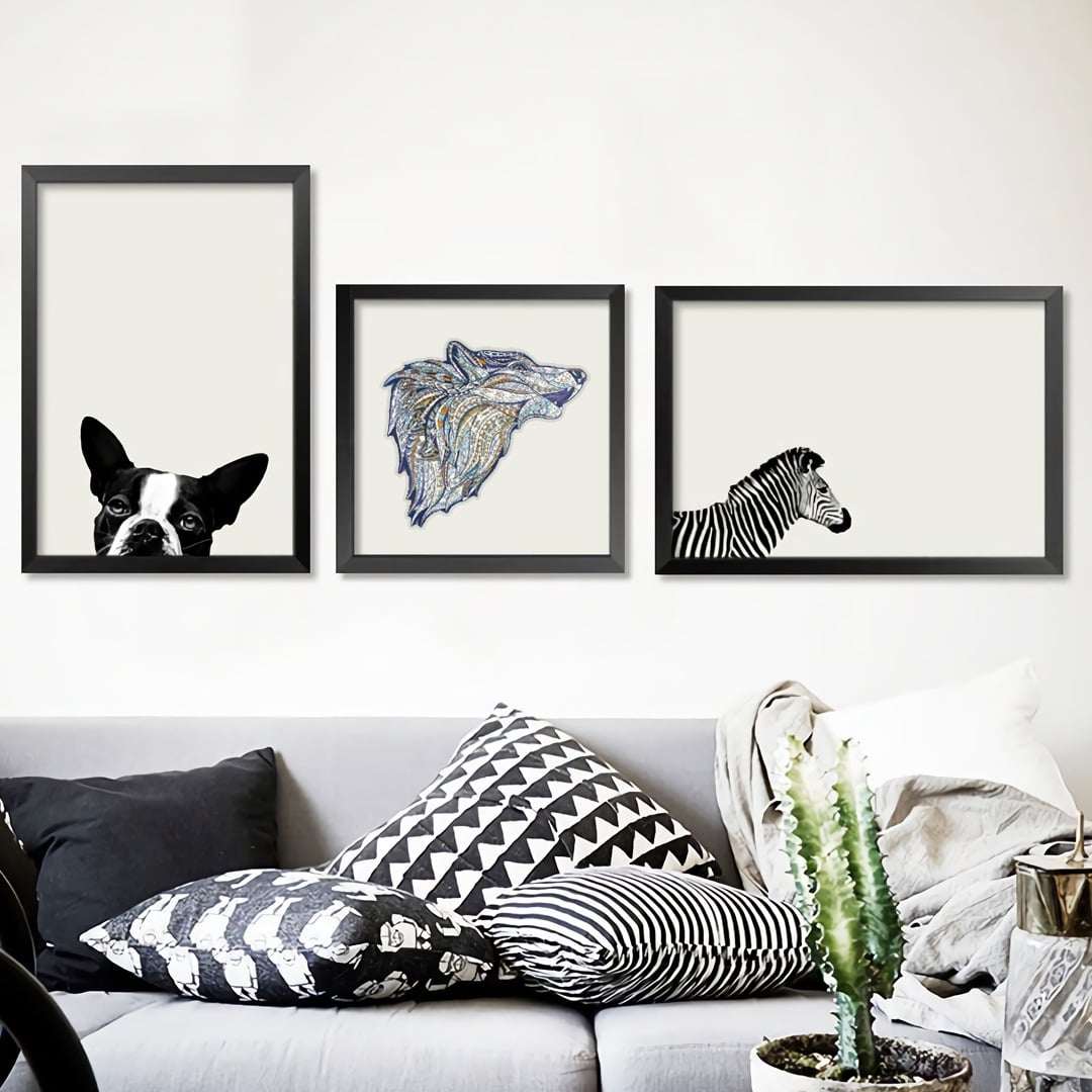 HOWLING WOLF Wooden Jigsaw Puzzle - KAAYEE Puzzle