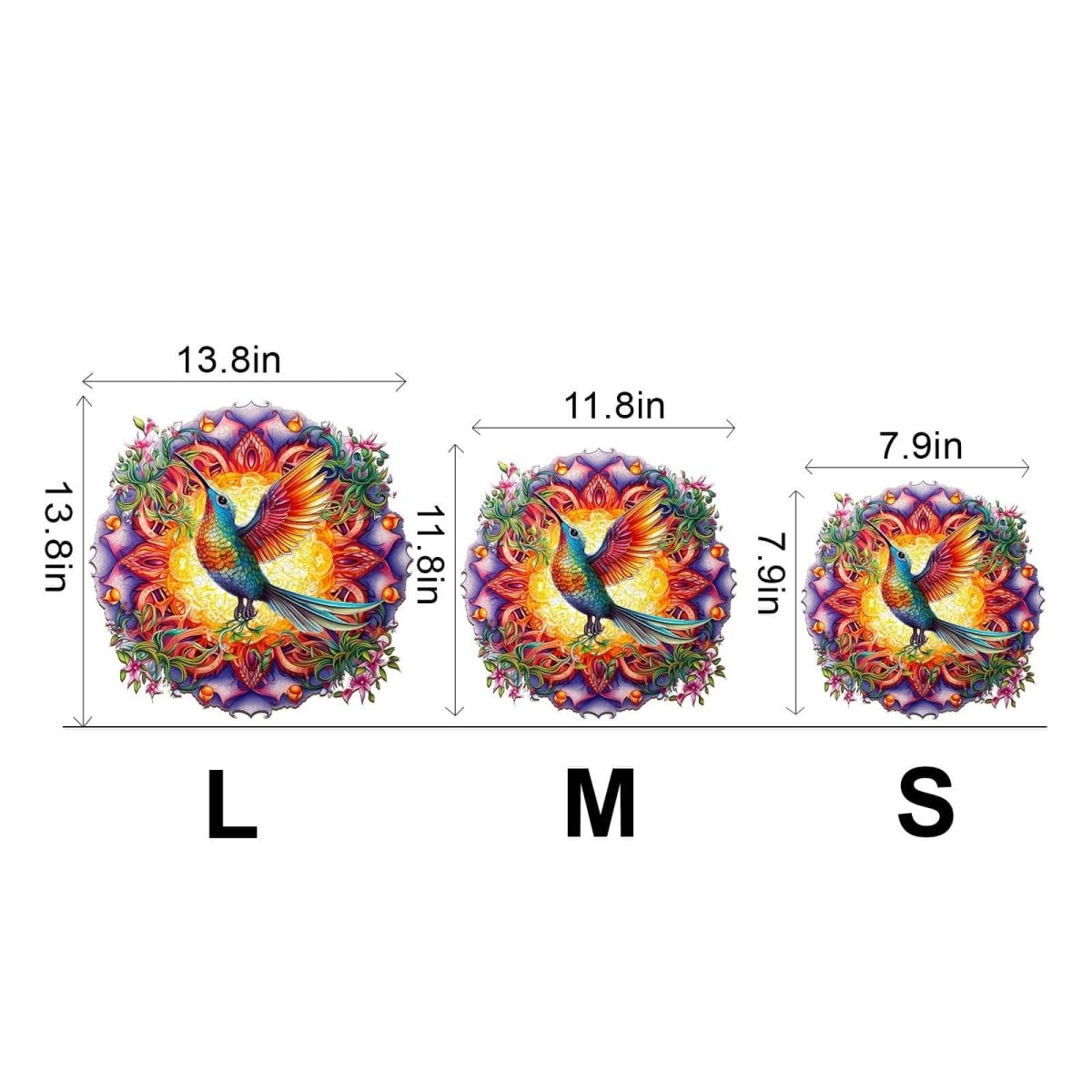 Hummingbird Wooden Jigsaw Puzzle - KAAYEE Puzzle