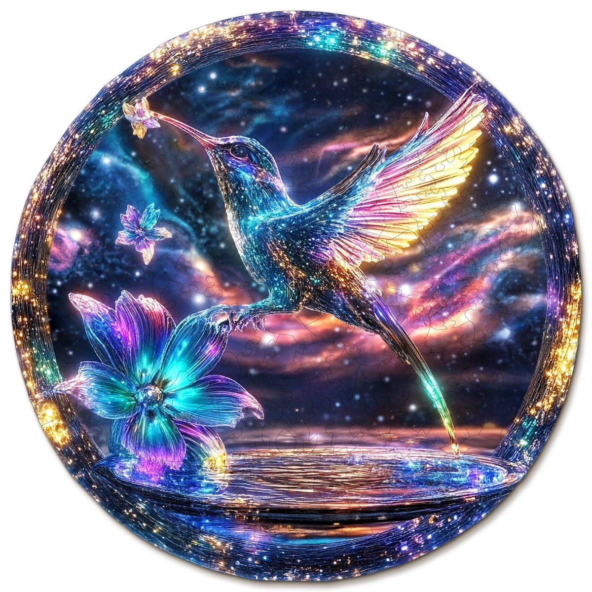 hummingbird Wooden Jigsaw Puzzle - KAAYEE Puzzle