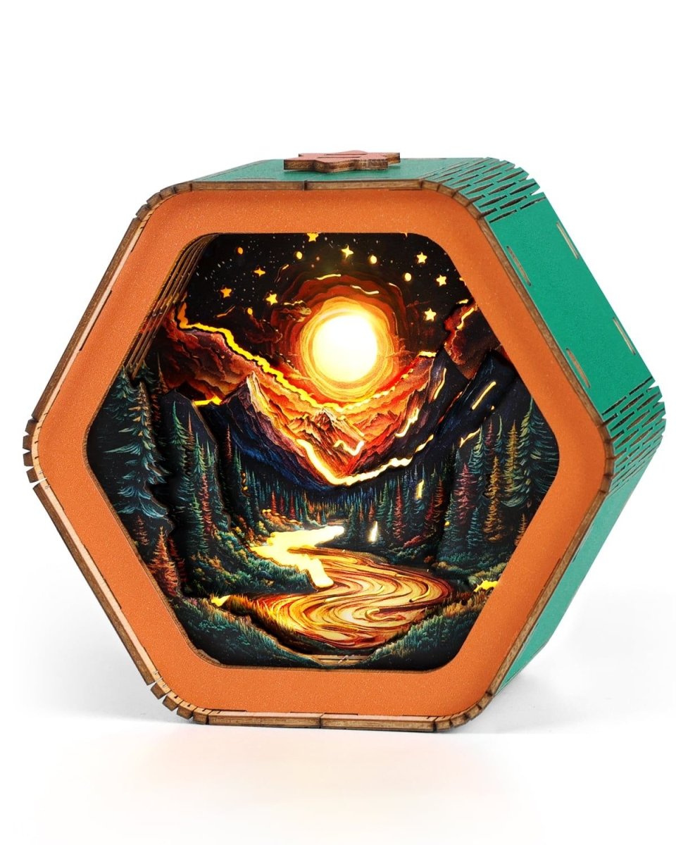 Iridescent Sunset Night Light - KAAYEE Puzzle