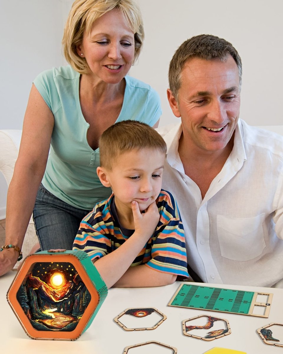 Iridescent Sunset Night Light - KAAYEE Puzzle