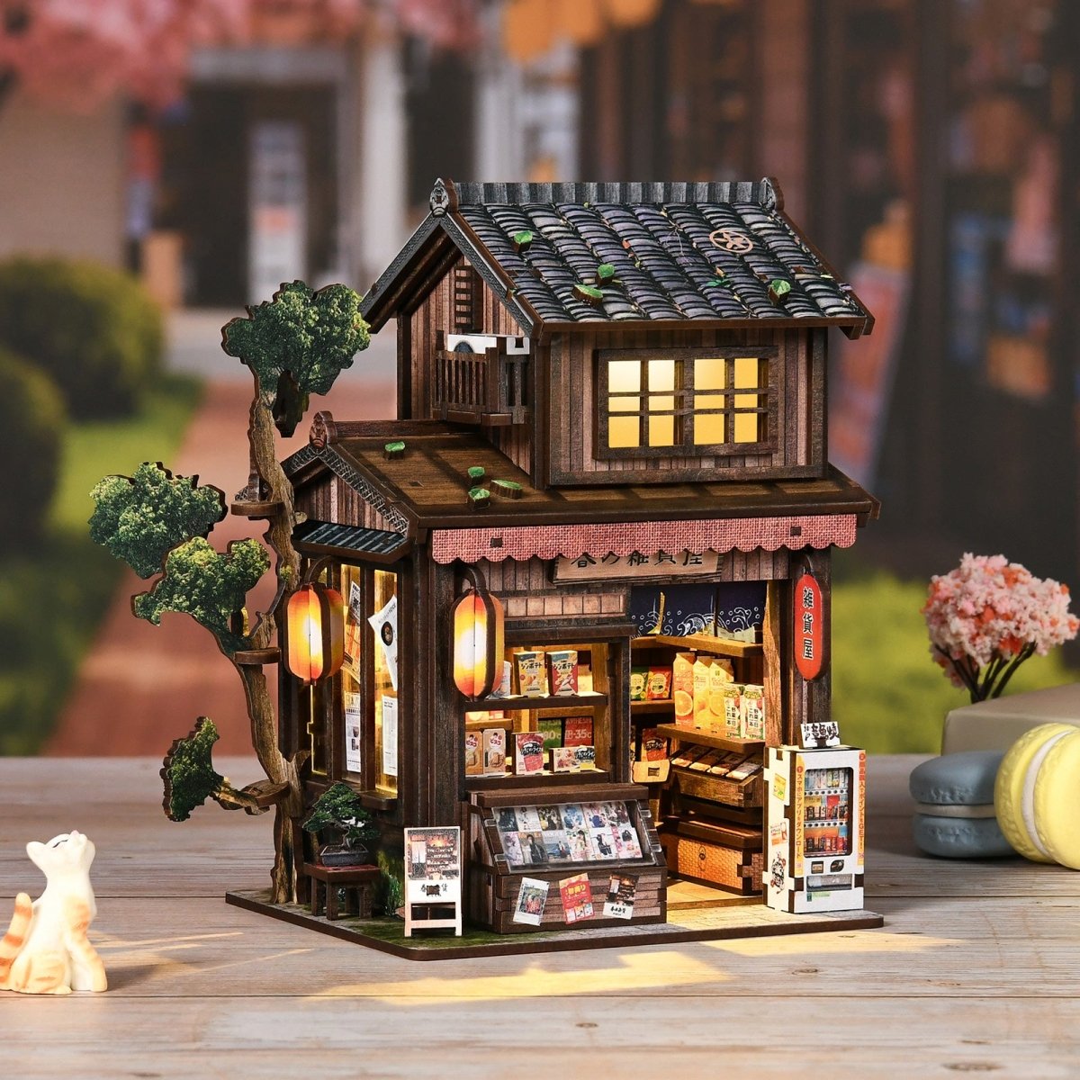 Kasukabe Grocery Store DIY Miniature House - KAAYEE Puzzle