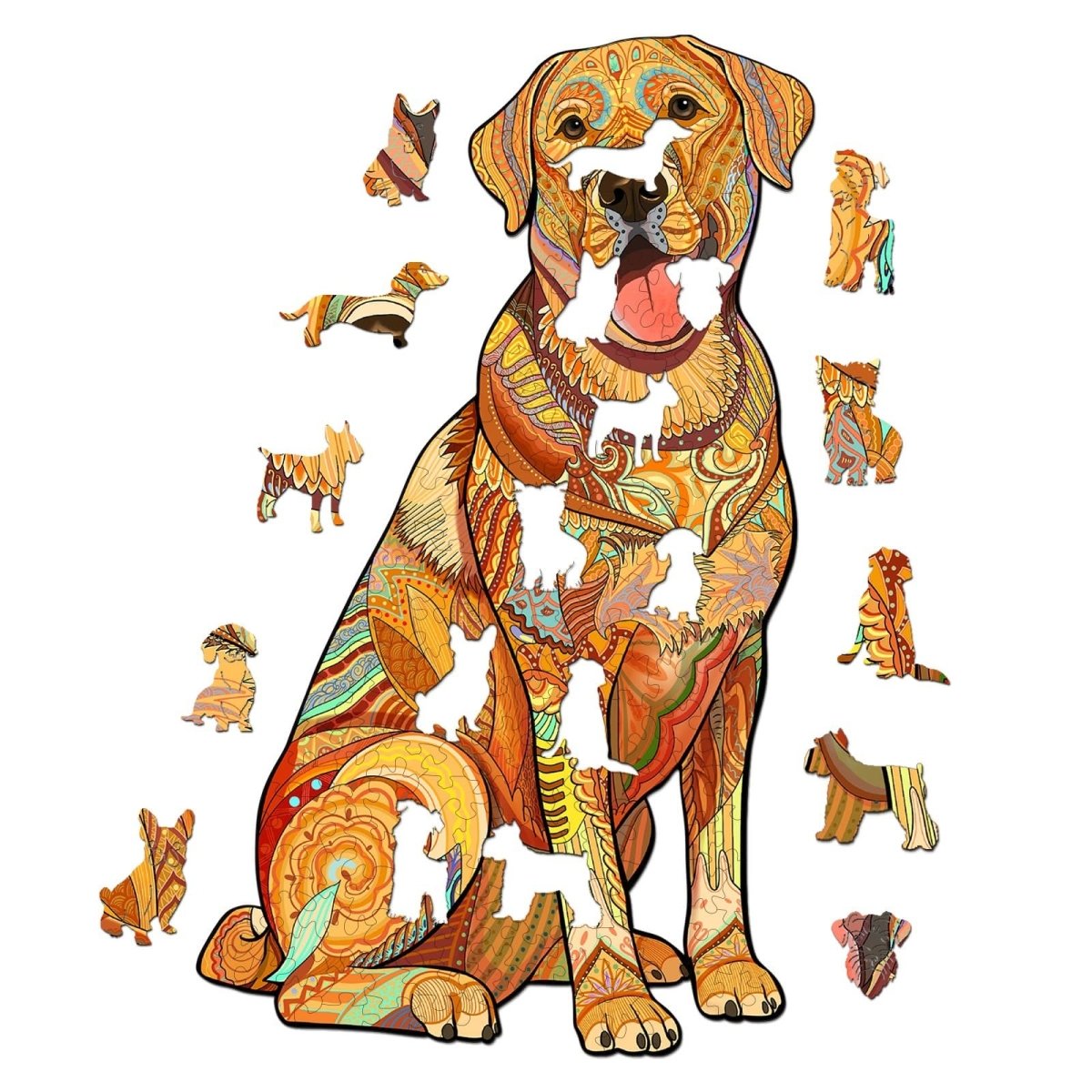 LABRADOR Wooden Jigsaw Puzzle - KAAYEE Puzzle
