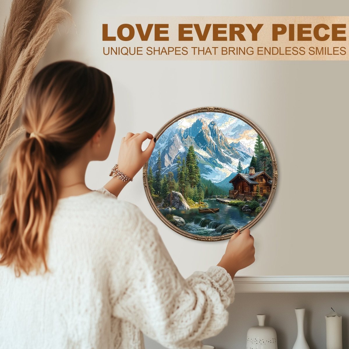 Lake House Wooden Jigsaw Puzzle - KAAYEE Puzzle