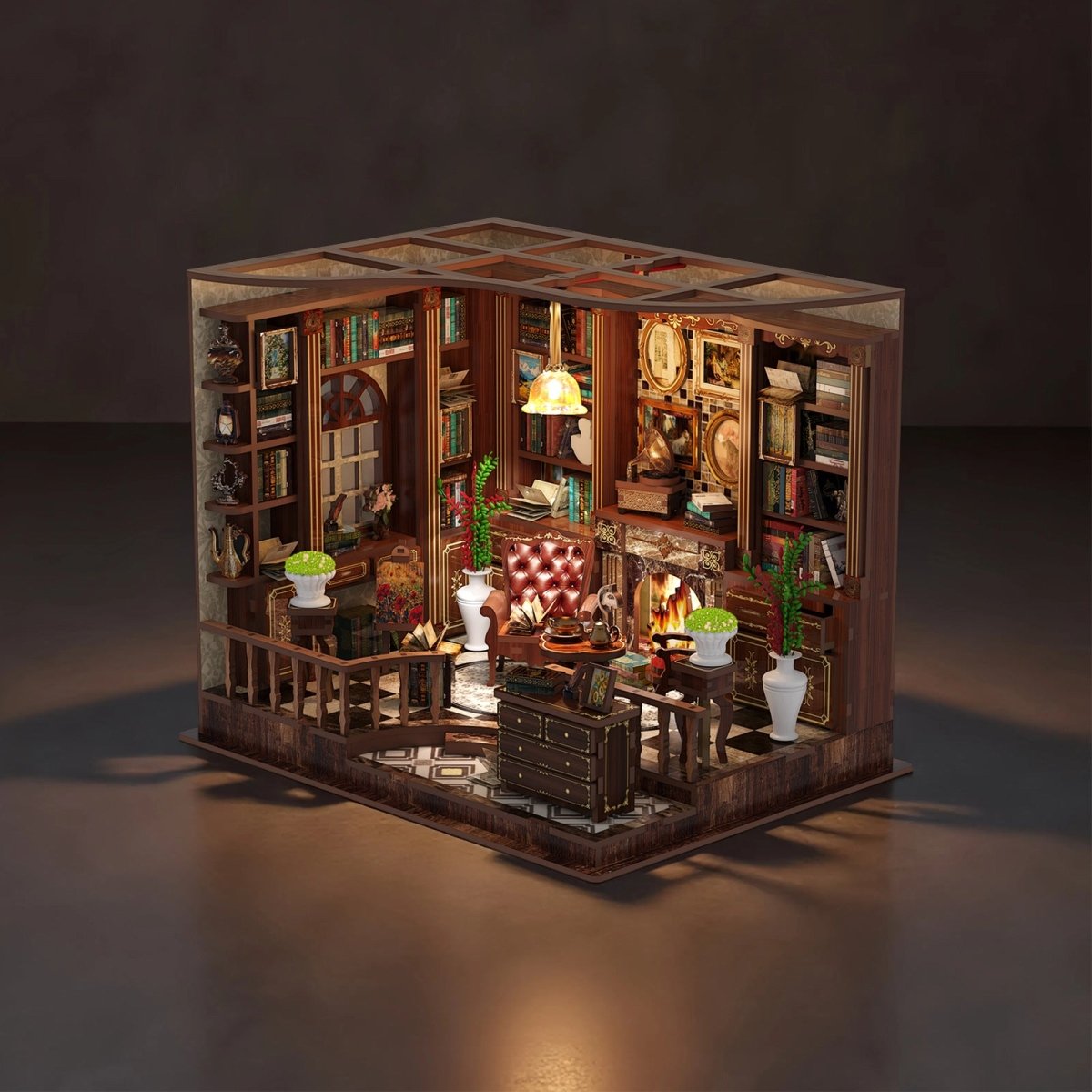 Left Bank Study Room DIY Miniature House - KAAYEE Puzzle