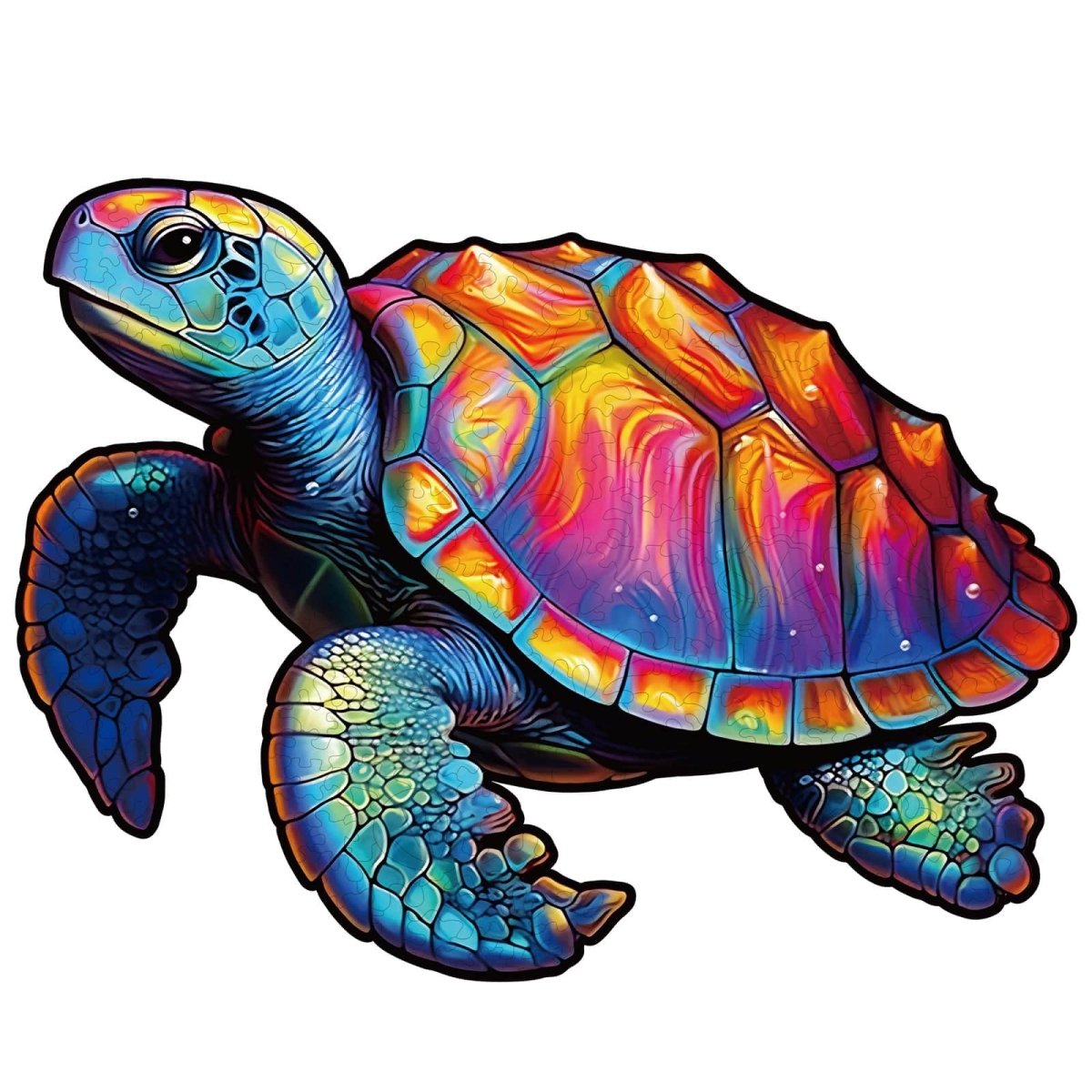 Leisure Turtle Wooden Jigsaw Puzzle - KAAYEE Puzzle