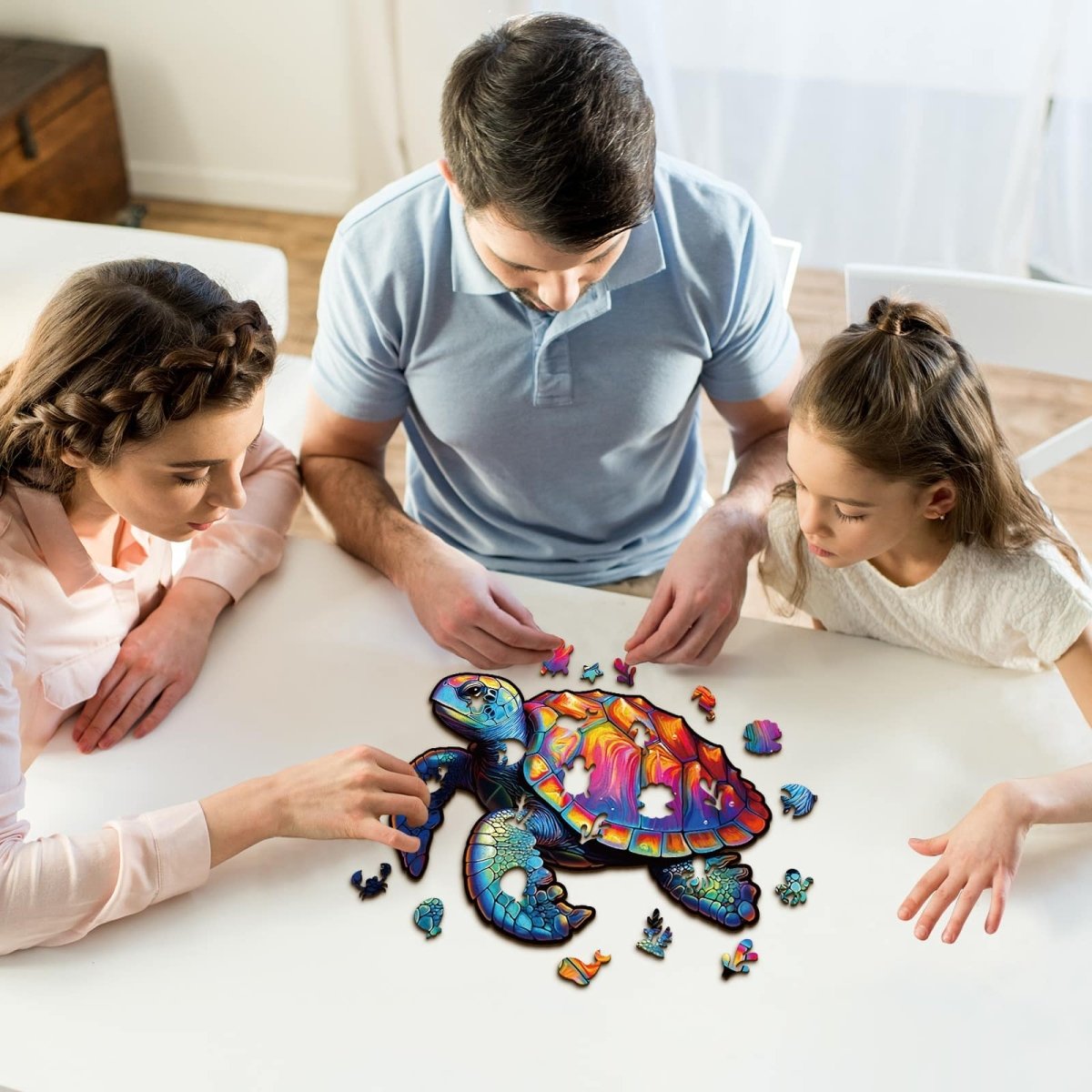 Leisure Turtle Wooden Jigsaw Puzzle - KAAYEE Puzzle