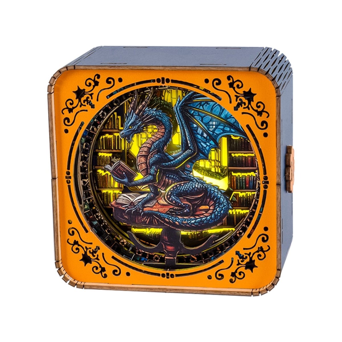 Library Dragon Night Light - KAAYEE Puzzle