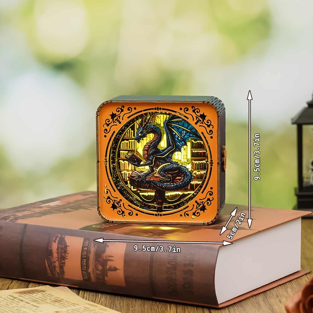 Library Dragon Night Light - KAAYEE Puzzle