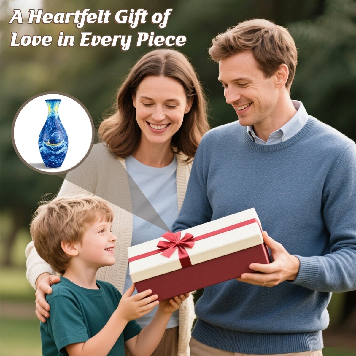 Little Boat 3D Vase Puzzle Kit - KAAYEE Puzzle