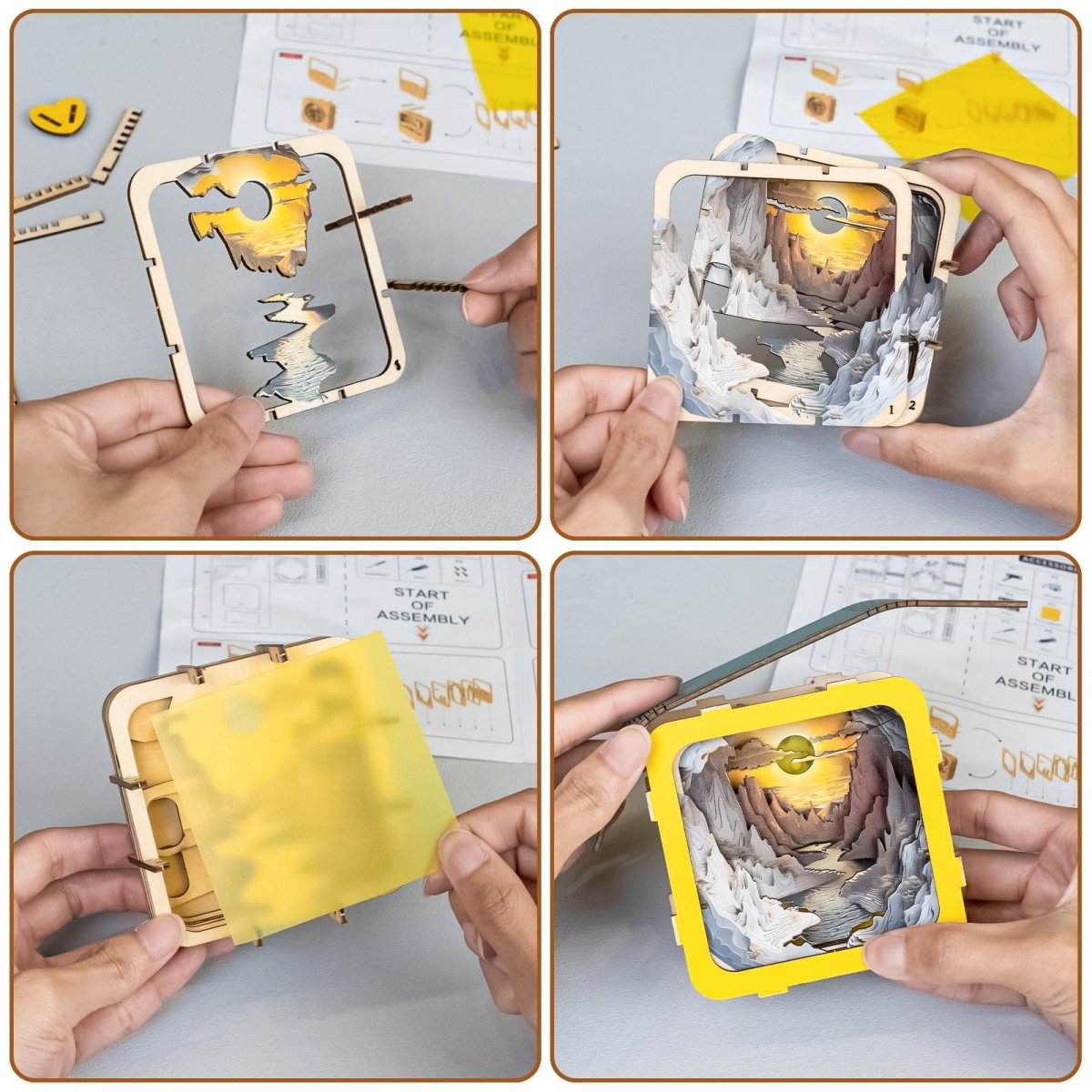 Long River Sunset Night Light - KAAYEE Puzzle