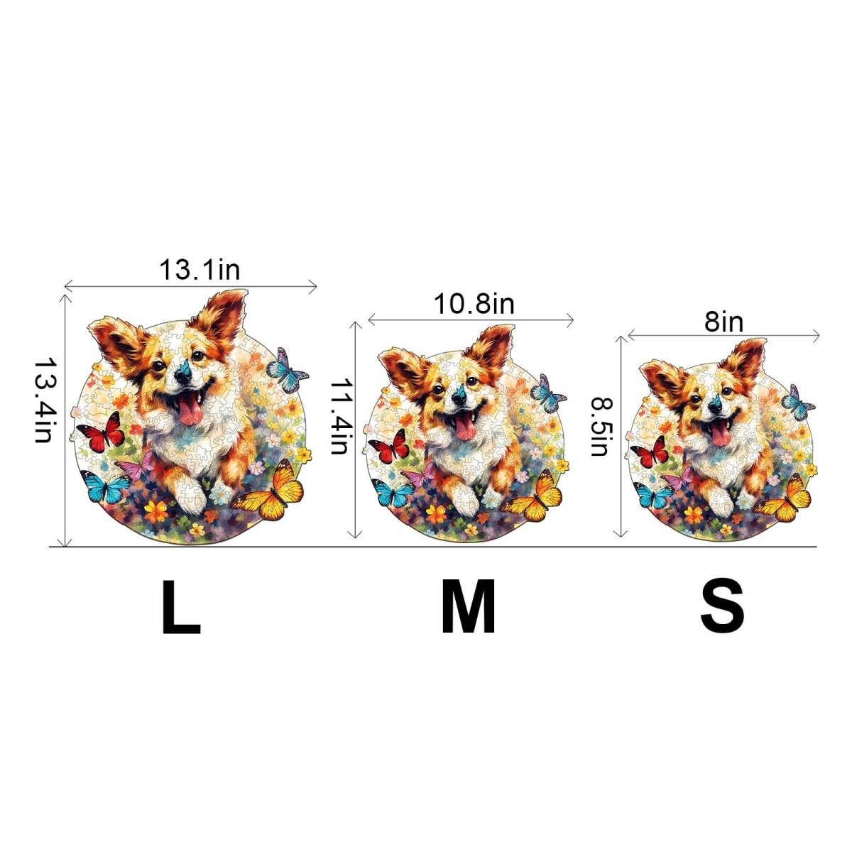 Lovable Puppy Wooden Jigsaw Puzzle - KAAYEE Puzzle