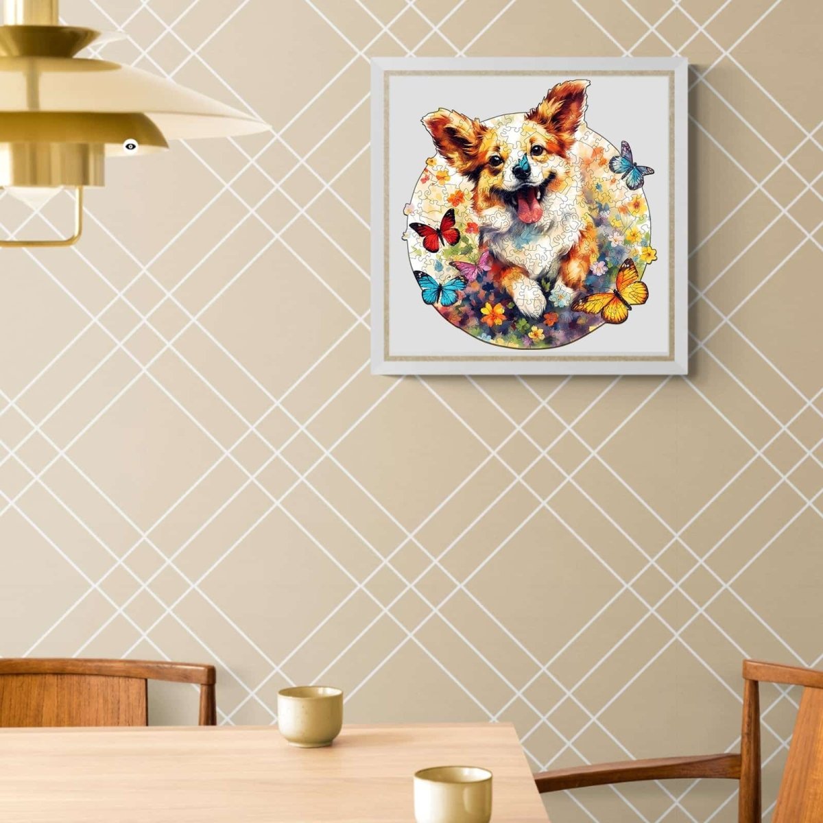 Lovable Puppy Wooden Jigsaw Puzzle - KAAYEE Puzzle