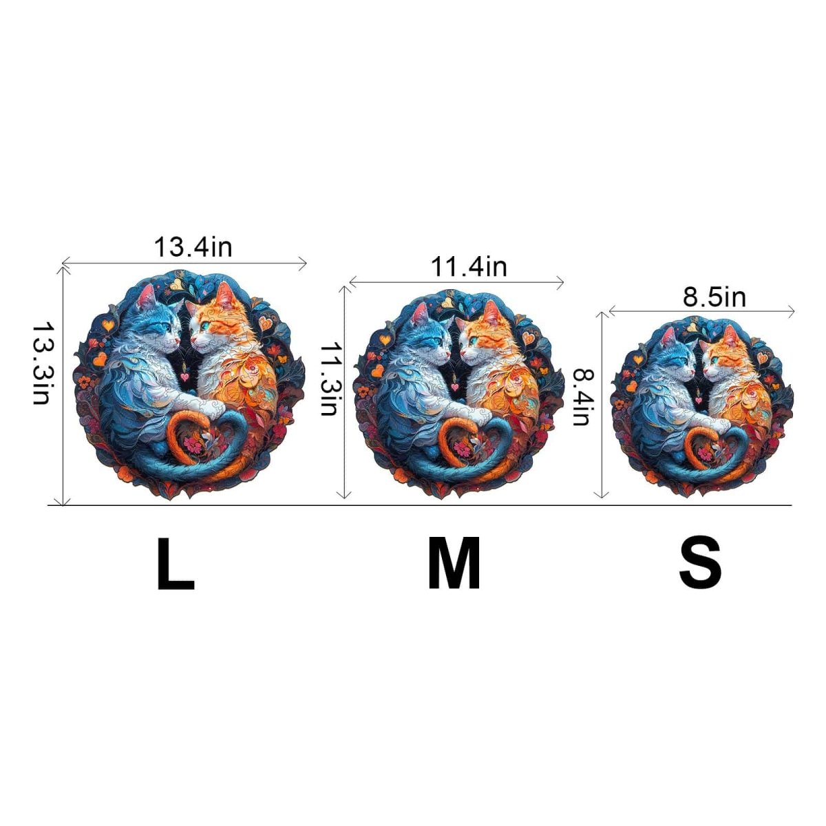 Love Hug Wooden Jigsaw Puzzle - KAAYEE Puzzle