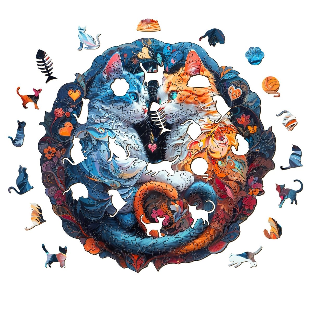 Love Hug Wooden Jigsaw Puzzle - KAAYEE Puzzle