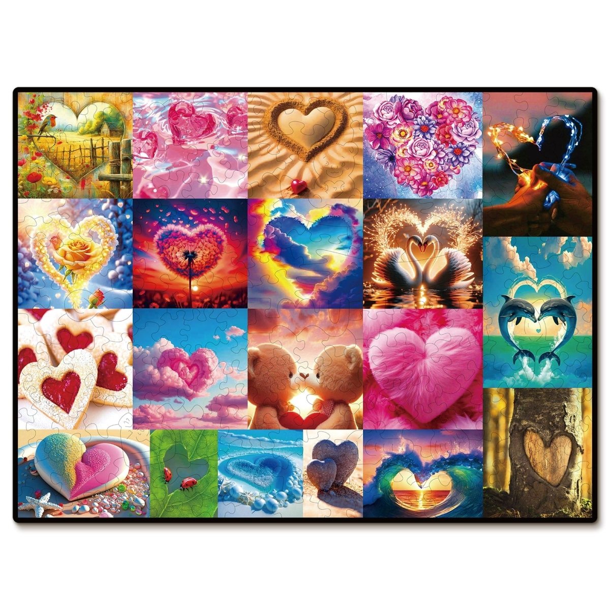 Love is Everywhere Wooden Jigsaw Puzzle - KAAYEE Puzzle