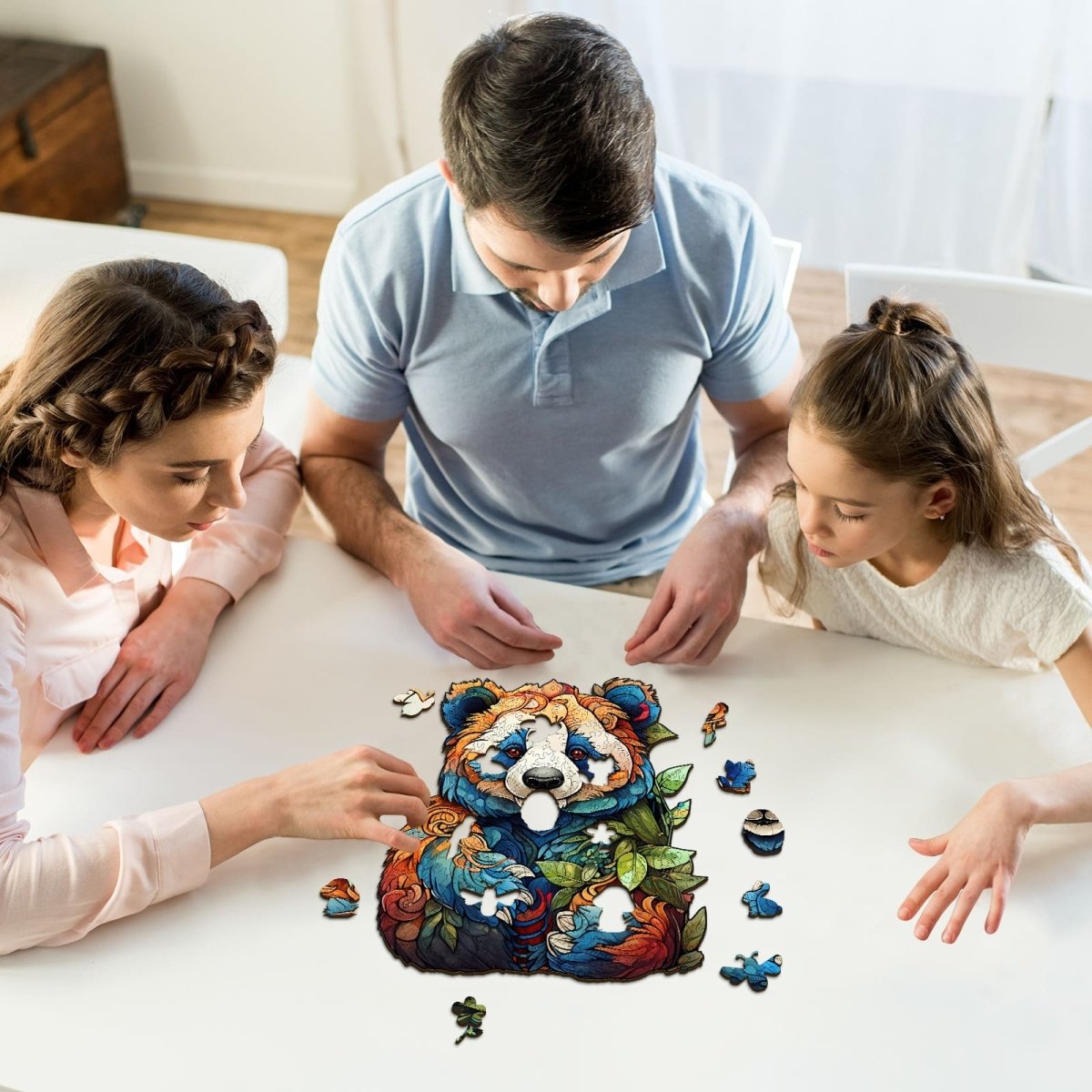 Lovely Panda Wooden Jigsaw Puzzle - KAAYEE Puzzle