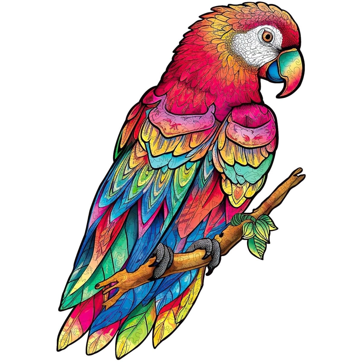 Lovely Parrot Wooden Jigsaw Puzzle - KAAYEE Puzzle