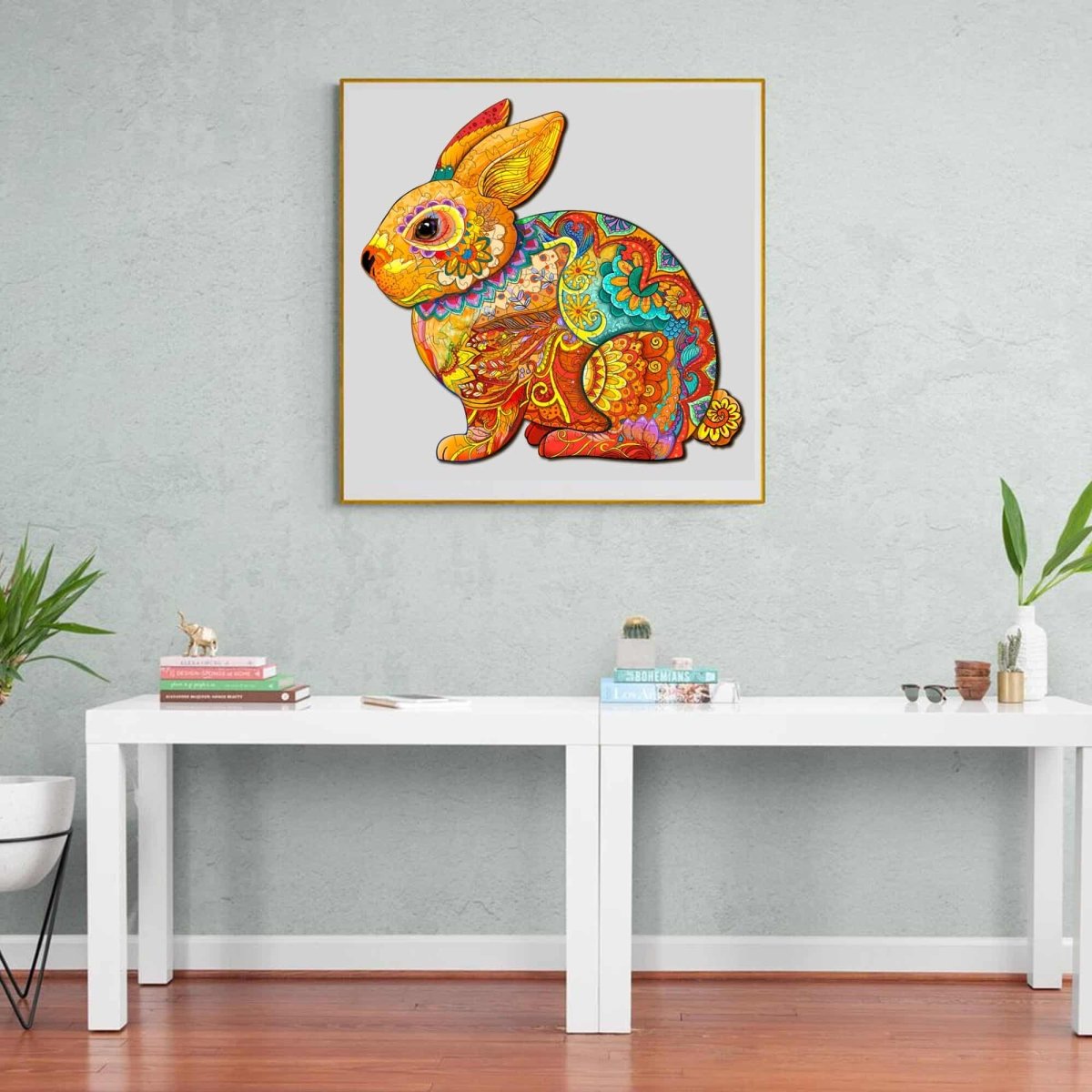 LUCKY RABBIT Wooden Jigsaw Puzzle - KAAYEE Puzzle