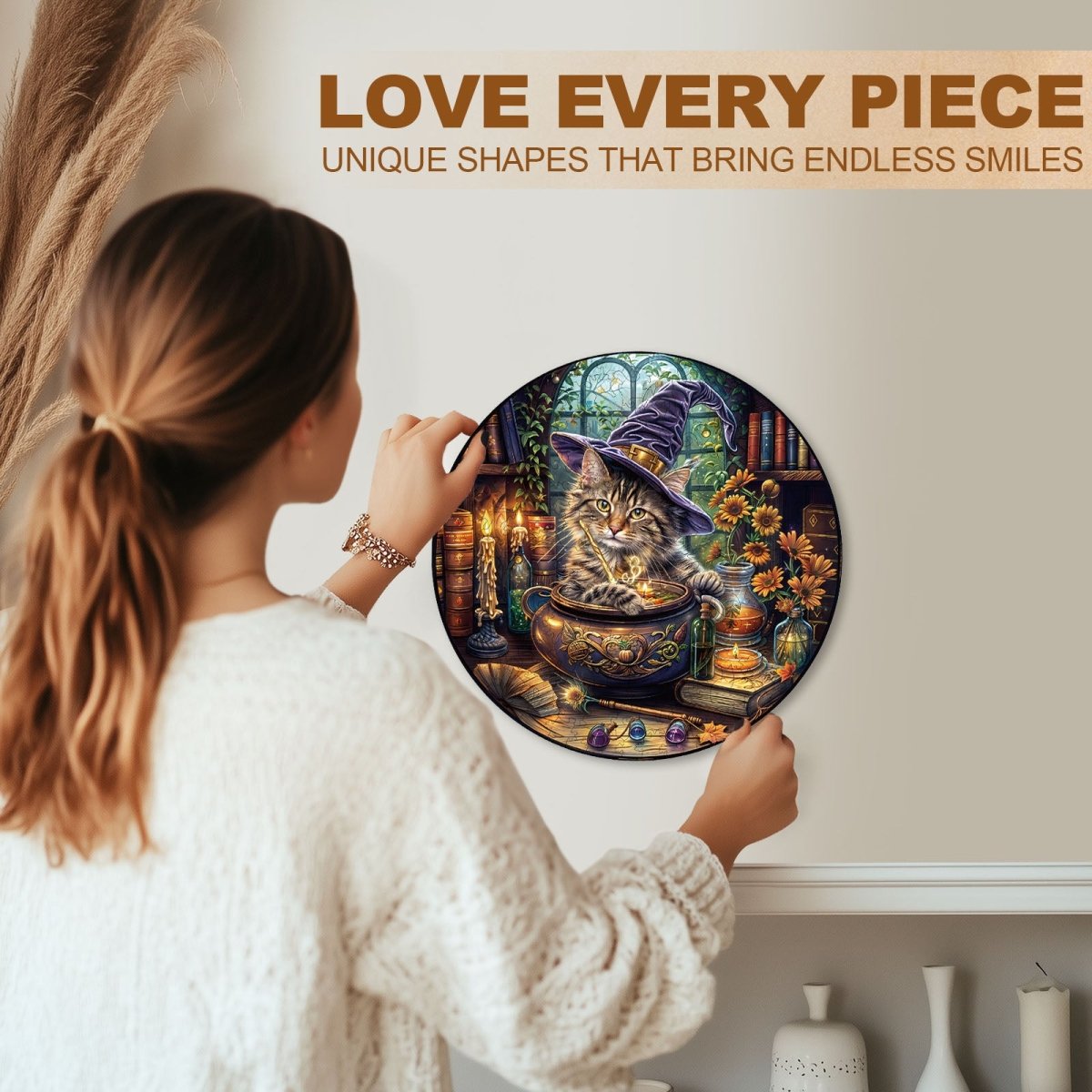 Magic Feline Wooden Jigsaw Puzzle - KAAYEE Puzzle