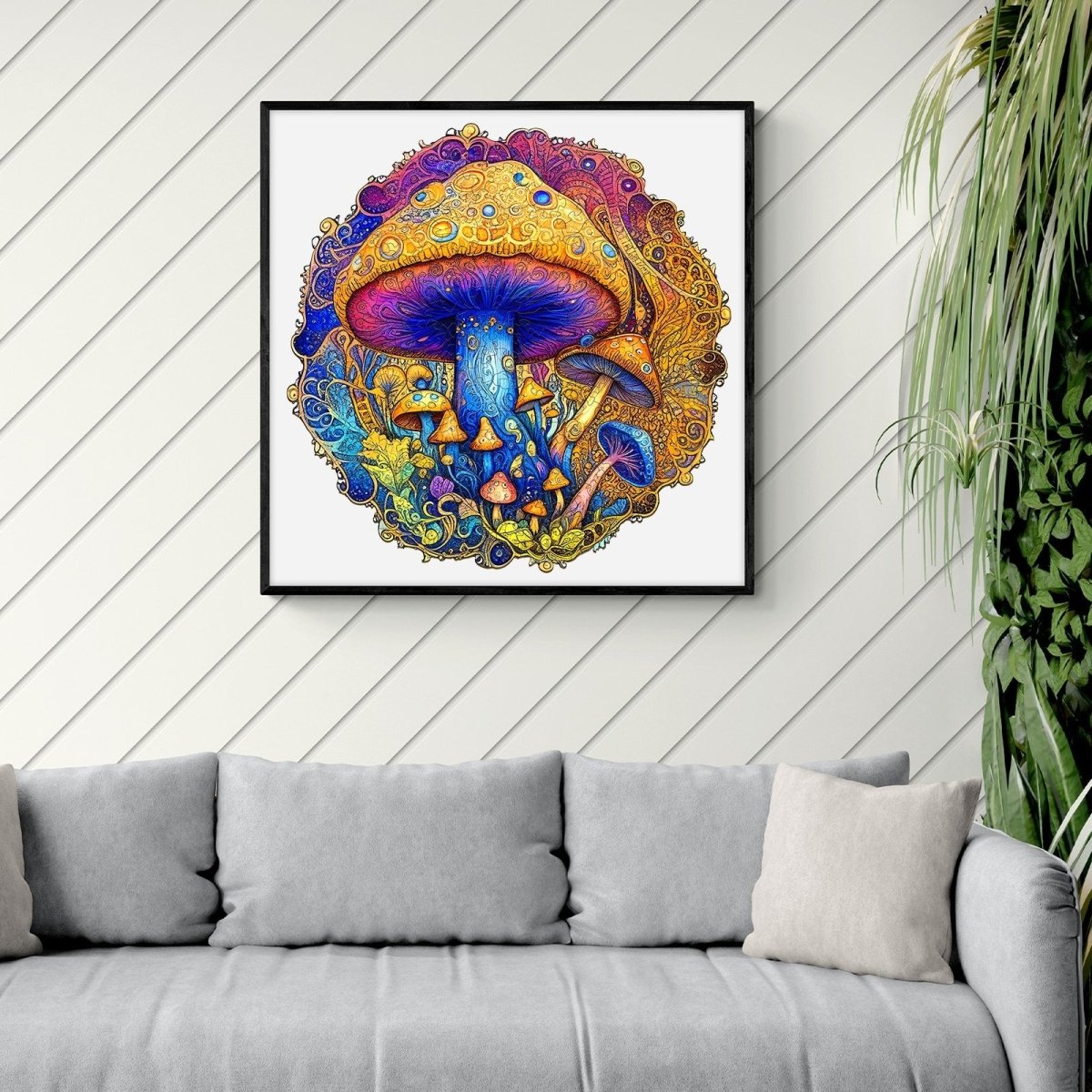 Magic Mushroom Wooden Jigsaw Puzzle - KAAYEE Puzzle