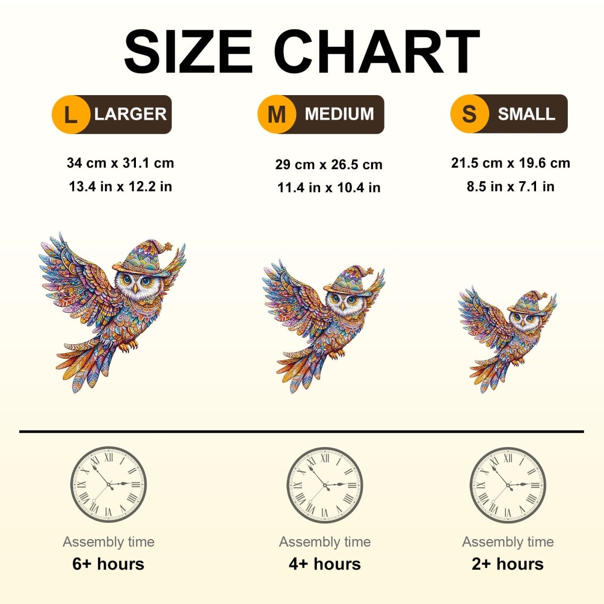 Magic Owl 2025 Wooden Jigsaw Puzzle - KAAYEE Puzzle