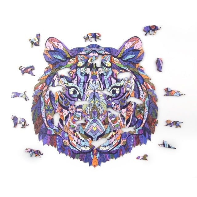 MAGIC TIGER Wooden Jigsaw Puzzle - KAAYEE Puzzle