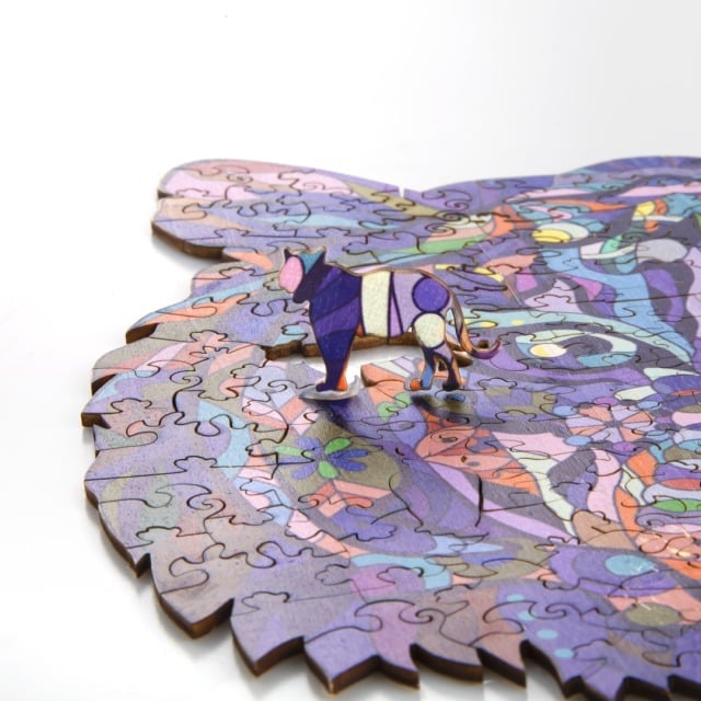 MAGIC TIGER Wooden Jigsaw Puzzle - KAAYEE Puzzle