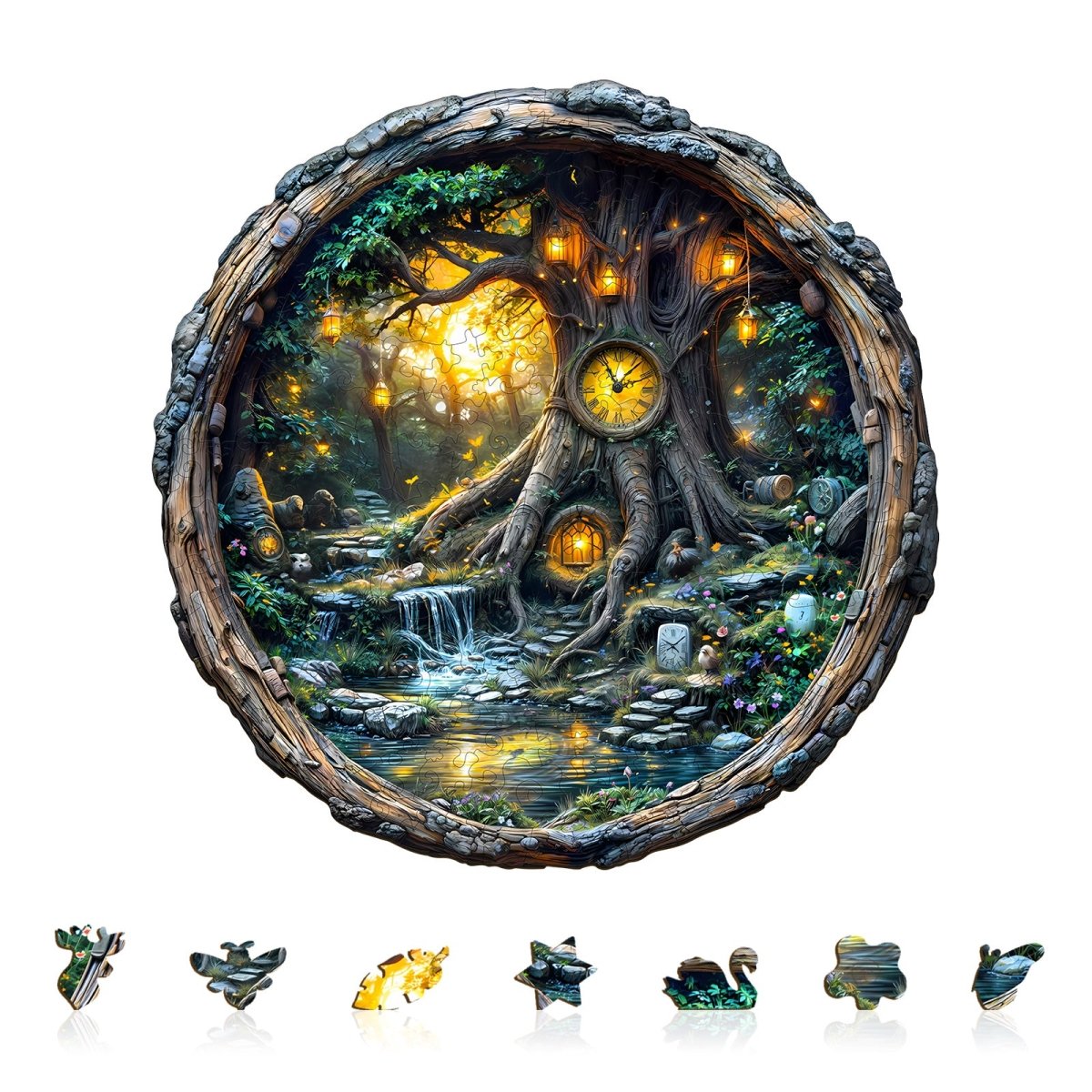Magic time tree Wooden Jigsaw Puzzle - KAAYEE Puzzle