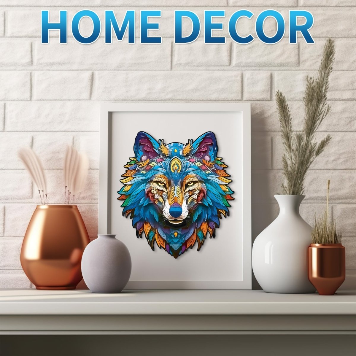 Majestic Wolf Wooden Jigsaw Puzzle - KAAYEE Puzzle