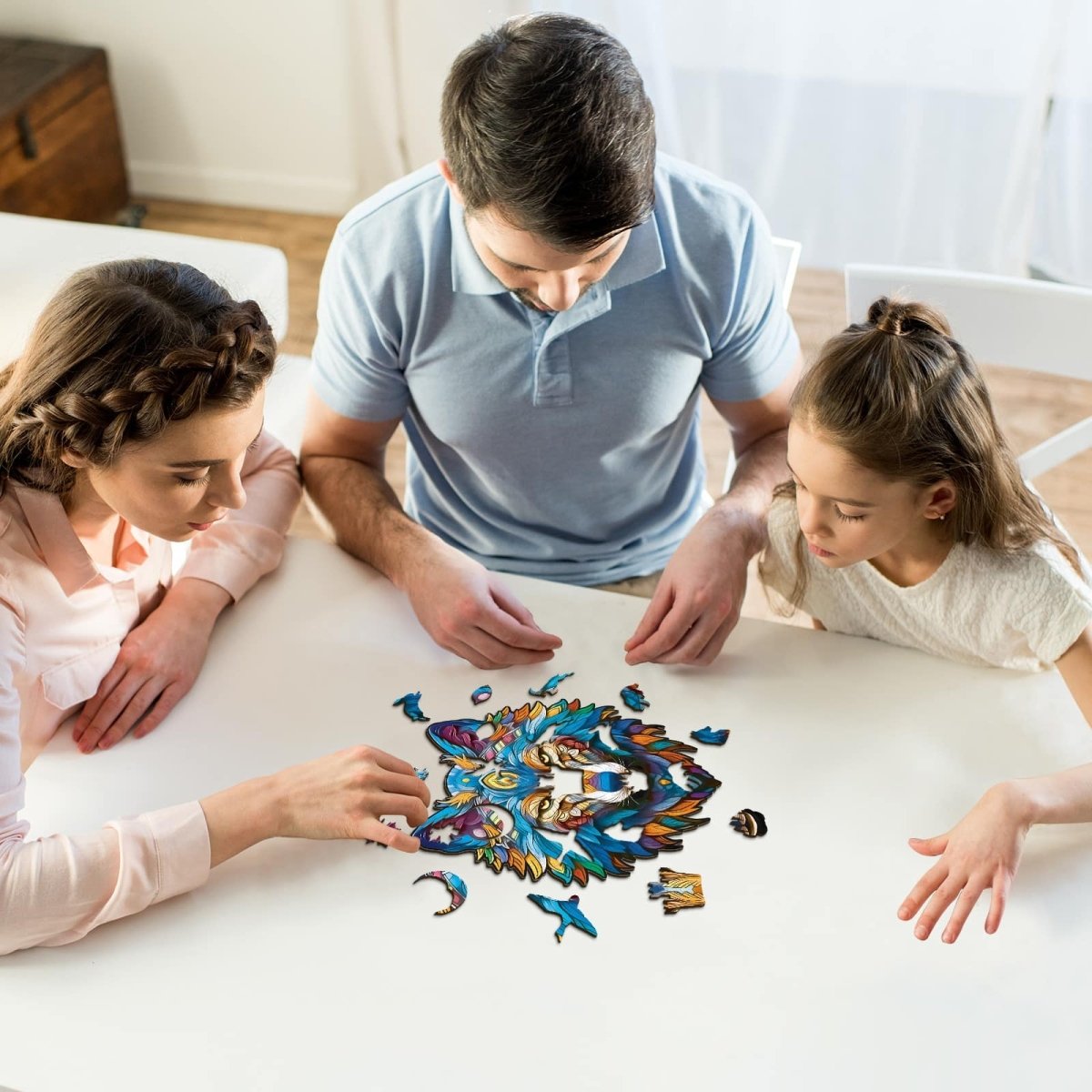 Majestic Wolf Wooden Jigsaw Puzzle - KAAYEE Puzzle