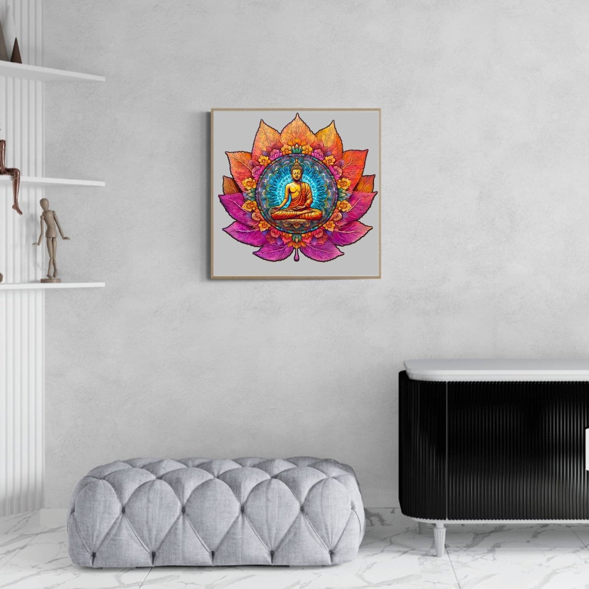 Mandala Buddhism Wooden Jigsaw Puzzle - KAAYEE Puzzle