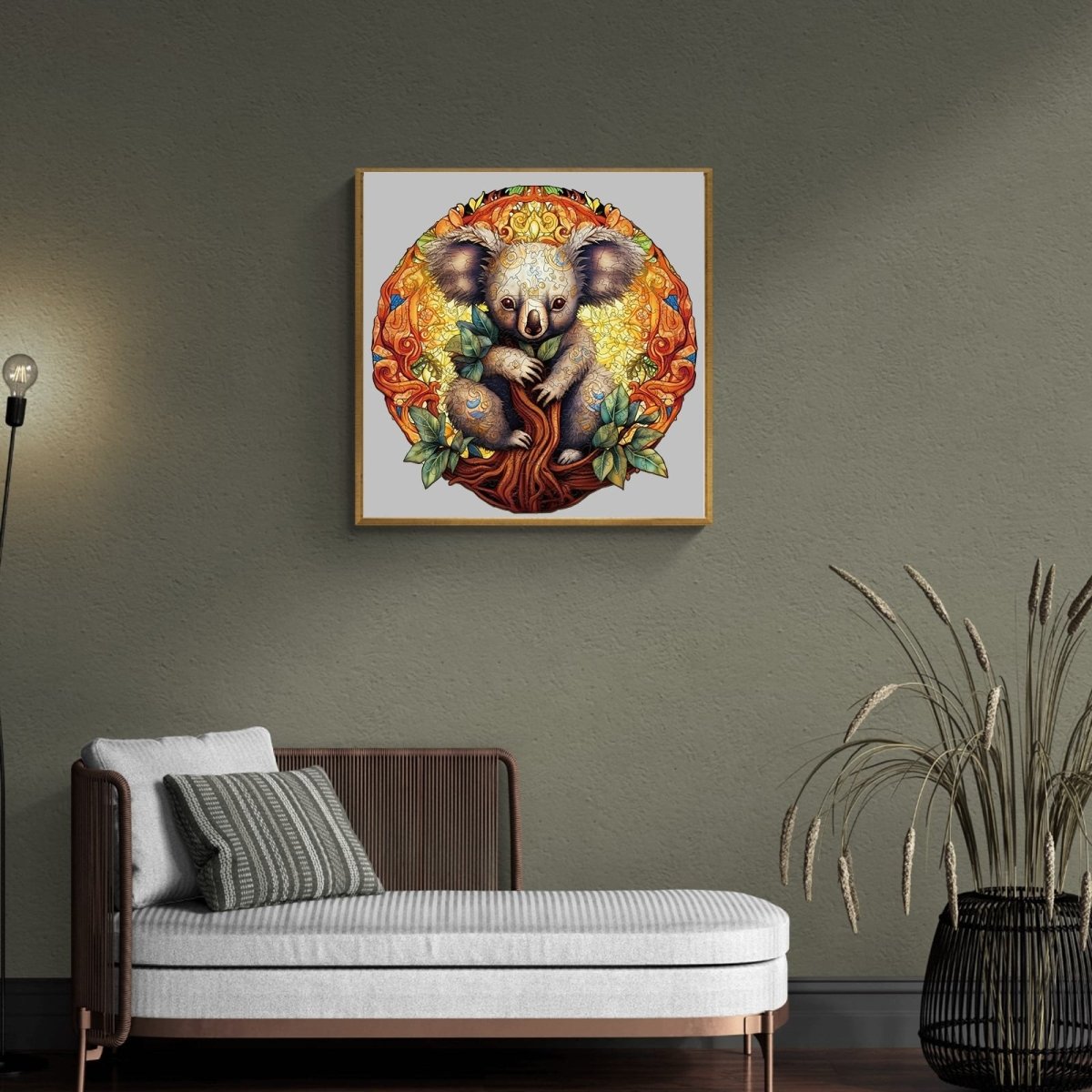 Mandala Koala Wooden Jigsaw Puzzle - KAAYEE Puzzle