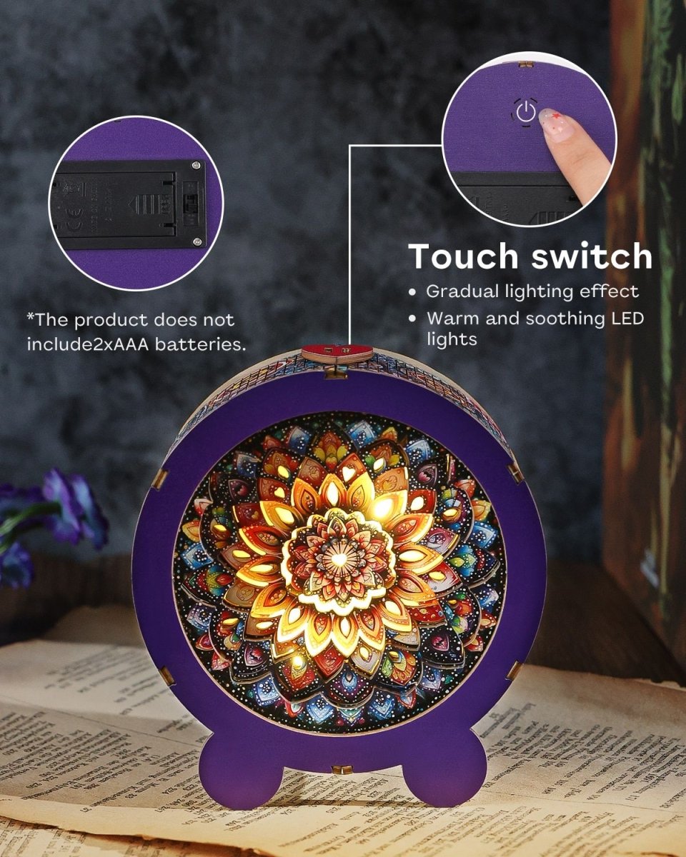 Mandala Night Light - KAAYEE Puzzle