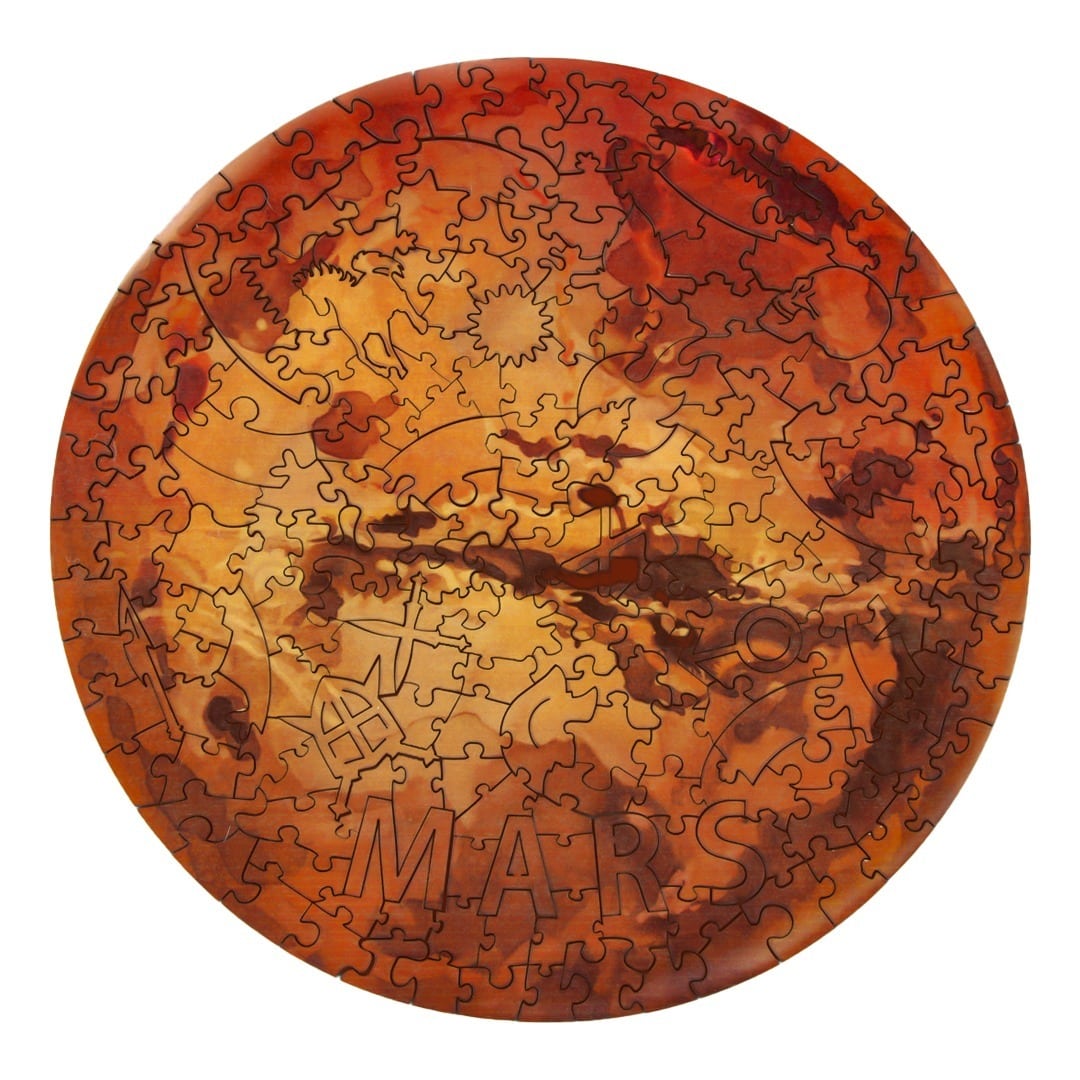 MARS Wooden Jigsaw Puzzle - KAAYEE Puzzle